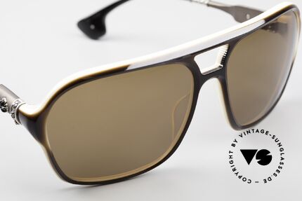 Chrome Hearts Box Lunch Rockstar Sonnenbrille 2009, 127mm breit: Small bis M = für schmale Gesichter, Passend für Herren und Damen