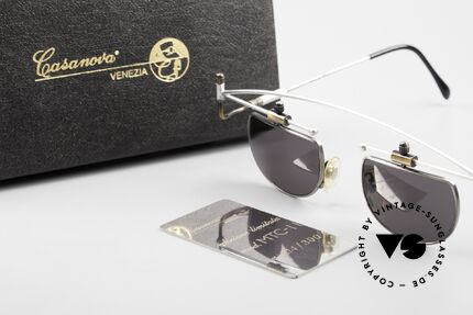 Casanova MTC 11 Kunst Sonnenbrille Limited, eine ca. 30 Jahre alte, ungetragene vintage Rarität, Passend für Herren und Damen
