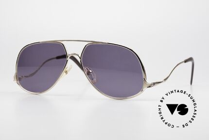 Colani 15-701 Kultige 80er Titanbrille, kultige Designer-Sonnenbrille von Luigi Colani, Passend für Herren
