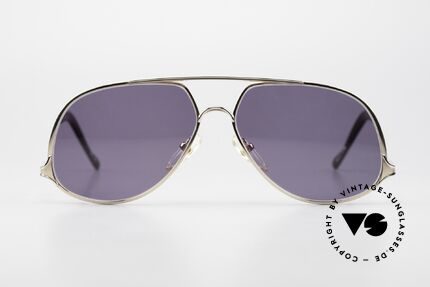 Colani 15-701 Kultige 80er Titanbrille, LUIGI COLANI's Interpretation der Pilotenbrille, Passend für Herren
