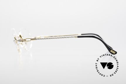 Fred Fidji F4 Randlose Brille Rosegold, bicolore Ausführung, ROSÉ-GOLD und platin-plattiert, Passend für Damen