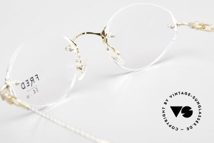 Fred Fidji F4 Randlose Brille Rosegold, Größe: medium, Passend für Damen
