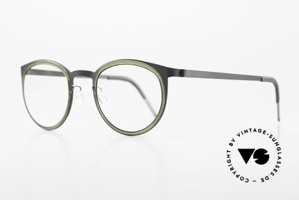 Lindberg 9704 Strip Titanium Panto Style Damenbrille, feminines Panto-Design mit Inner-Rims; Top-Qualität, Passend für Damen