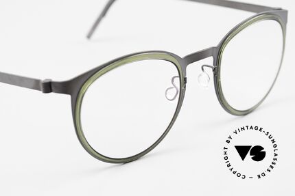 Lindberg 9704 Strip Titanium Panto Style Damenbrille, ungetragenes Designerstück mit original Lindberg Etui, Passend für Damen