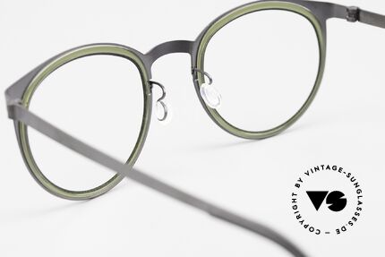 Lindberg 9704 Strip Titanium Panto Style Damenbrille, die orig. DEMOgläser können beliebig getauscht werden, Passend für Damen