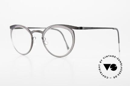 Lindberg 9722 Strip Titanium Panto Stil Damenbrille Rund, feminines Panto-Design mit Inner-Rims; Top-Qualität, Passend für Damen
