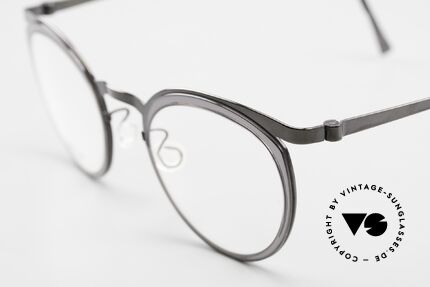 Lindberg 9722 Strip Titanium Panto Stil Damenbrille Rund, kann schon jetzt als 'vintage Lindberg' tituliert werden, Passend für Damen