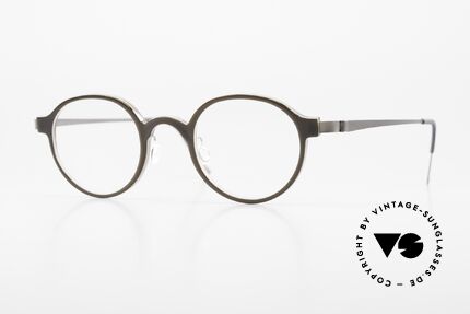 Lindberg 1013 Acetanium Runde Designer Brille Panto Details