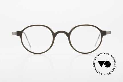 Lindberg 1013 Acetanium Runde Designer Brille Panto, Designer-Brille für Damen und Herren gleichermaßen, Passend für Herren und Damen