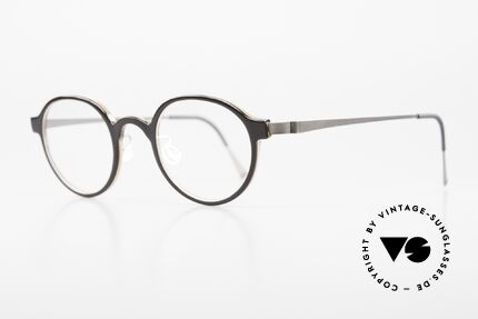 Lindberg 1013 Acetanium Designer Brille Panto Rund, Designer-Brille für Damen und Herren gleichermaßen, Passend für Herren und Damen