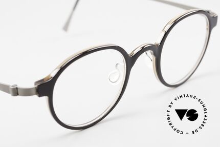 Lindberg 1013 Acetanium Designer Brille Panto Rund, so zeitlos, stilvoll und innovativ = Prädikat "VINTAGE", Passend für Herren und Damen