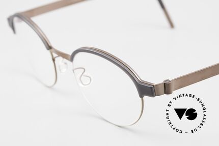 Lindberg 9840 Strip Titanium Panto Designerbrille Herren, trägt für uns das Prädikat "TRUE VINTAGE LINDBERG", Passend für Herren