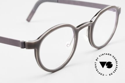 Lindberg 1014 Acetanium Runde Designer Brille Panto, so zeitlos, stilvoll und innovativ = Prädikat "VINTAGE", Passend für Herren und Damen