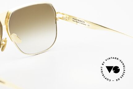 Maybach The Player I Titanbrille 24kt Gold Holz, Größe: large, Passend für Herren
