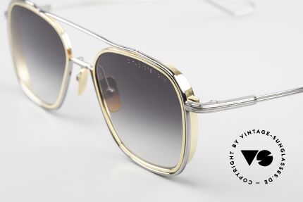 DITA System One Herren Sonnenbrille Aviator, zudem entspiegelte Verlaufsgläser; 100% UV Schutz, Passend für Herren