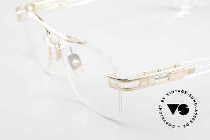 DITA Grand-Evo Rx Herrenbrille Randlos Crystal, vergoldete Titanium-Komponenten & Kristall Bügel, Passend für Herren