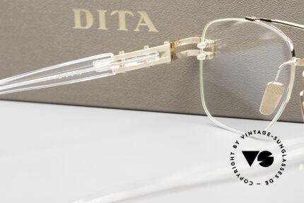 DITA Grand-Evo Rx Herrenbrille Randlos Crystal, Größe: medium, Passend für Herren
