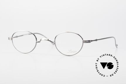 Lunor II 03 XS Kleine Brille Antik Silber Details