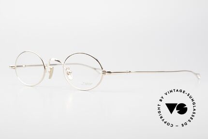 Lunor V 100 Limited Edition Rose Gold, Modell V 100: ovale Brillenform, Vollrand (Unisex), Passend für Herren und Damen