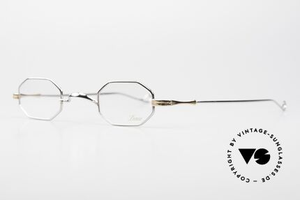 Lunor II 01 Achteckig Limited Bicolor, Fassung in Größe 37/24; für große Stärken geeignet, Passend für Herren und Damen