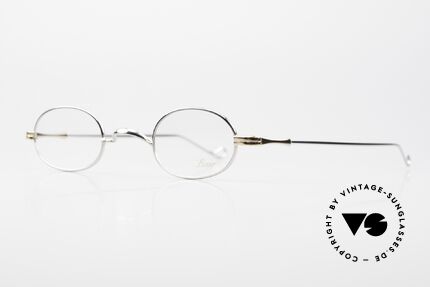 Lunor II 08 Ovale Brille Limited Bicolor, edle 90er Lesebrille; wirklich noch made in Germany, Passend für Herren und Damen
