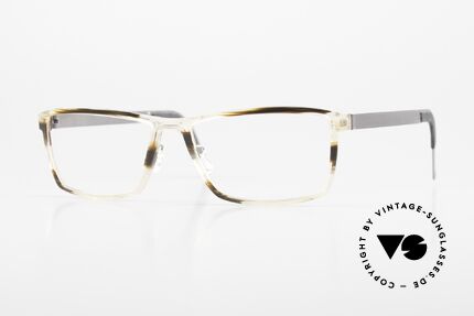 Lindberg 1245 Acetanium Herrenbrille Kristall Braun Details