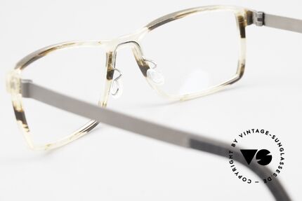 Lindberg 1245 Acetanium Herrenbrille Kristall Braun, diese Qualitätsfassung ist natürlich beliebig verglasbar, Passend für Herren