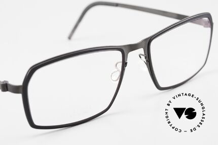 Lindberg 9715 Strip Titanium Herrenbrille Breite Fassung, ungetragenes Designerstück mit original Lindberg Etui, Passend für Herren