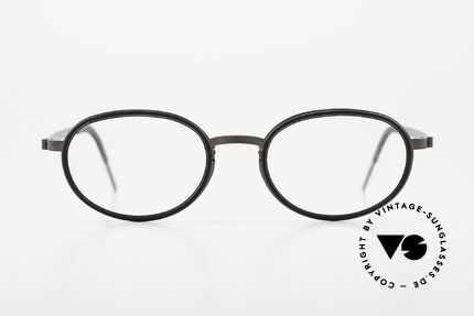 Lindberg 9720 Strip Titanium Brille Damen & Herren Oval, Modell 9720, in Größe 48/19, Bügel 135mm, Col. U9, Passend für Herren und Damen