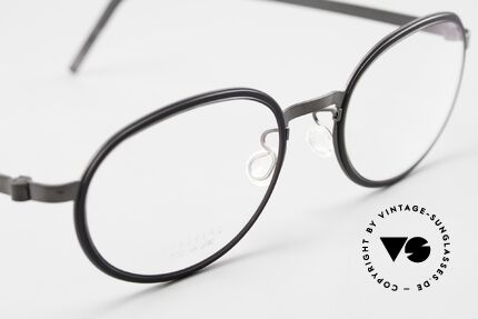 Lindberg 9720 Strip Titanium Brille Damen & Herren Oval, ungetragenes Designerstück mit original Lindberg Etui, Passend für Herren und Damen