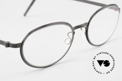 Lindberg 9720 Strip Titanium Brille Oval Damen & Herren, ungetragenes Designerstück mit original Lindberg Etui, Passend für Herren und Damen