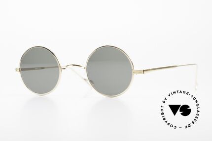 Lennon 14kt Runde Brille Gold Filled, alte vintage Lennon Sonnenbrille aus den 80er Jahren, Passend für Herren und Damen