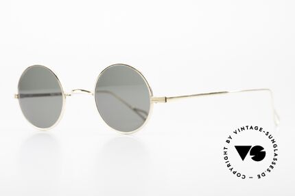 Lennon 14kt Runde Brille Gold Filled, Wahnsinns-Qualität; zudem unverkennbar und zeitlos, Passend für Herren und Damen