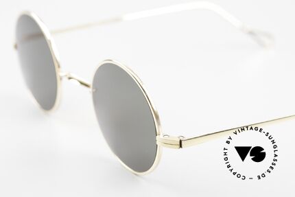 Lennon 14kt Runde Brille Gold Filled, kostbare Rarität mit neuen Gläsern, 100% UV Schutz, Passend für Herren und Damen