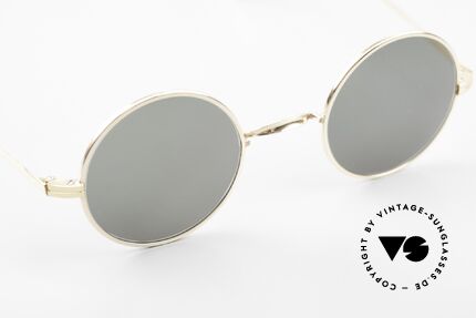 Lennon 14kt Runde Brille Gold Filled, KEINE Retrobrille; sondern ein 40 Jahres altes Original, Passend für Herren und Damen
