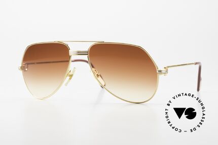 Cartier Vendome LC - S Luxus Sonnenbrille von 1983, legendäre Cartier Vendome Sonnenbrille; Aviator-Stil, Passend für Herren und Damen