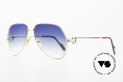 Cartier Vendome LC - S Luxus Sonnenbrille von 1983, u.a. getragen von Christopfer Walken (James Bond '85), Passend für Herren und Damen
