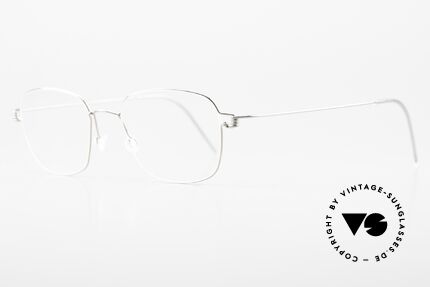 Lindberg Santi Air Titan Rim Herrenbrille Klassisch Silber, so zeitlos, stilvoll und innovativ = Prädikat "VINTAGE", Passend für Herren