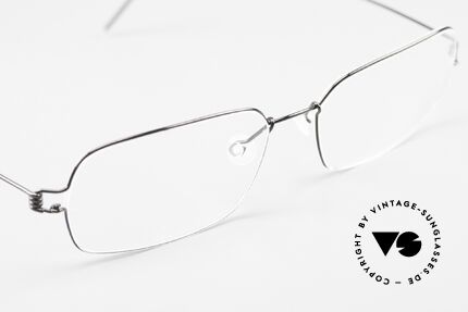 Lindberg Marco Air Titan Rim Herrenbrille Klassisch Zeitlos, ungetragenes Designerstück + orig. Lindberg Magnet-Etui, Passend für Herren