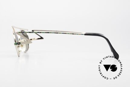 Casanova LC30 ZickZack Brille True Vintage, Rahmendesign entsprechend der Jugendstil Architektur, Passend für Herren und Damen