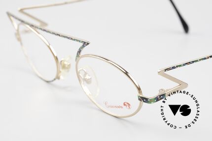Casanova LC30 ZickZack Brille Blitz Design, LC ="Liberty Collezione", was im Ital. "Jugendstil" ist, Passend für Herren und Damen