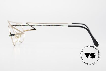 Casanova LC30 ZickZack Brille Blitz Design, Rahmendesign entsprechend der Jugendstil Architektur, Passend für Herren und Damen
