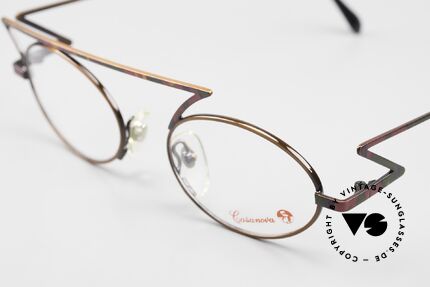 Casanova LC30 Jugendstil Brille Zick-Zack, Rahmendesign entsprechend der Jugendstil Architektur, Passend für Herren und Damen