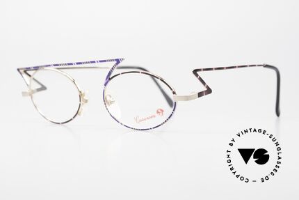 Casanova LC30 Designerbrille Jugendstil, Modell wird oft Zick-Zack Brille / Blitz-Brille genannt, Passend für Herren und Damen