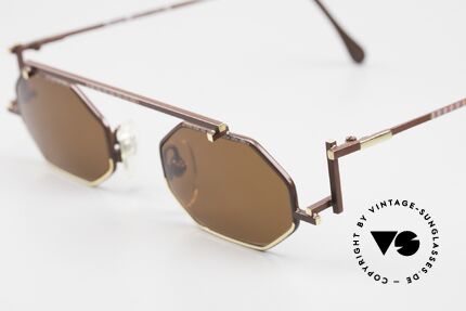Casanova RVC2 Architekten Sonnenbrille, geometrisch-abstrakte Formen & funktionaler Purismus, Passend für Herren und Damen