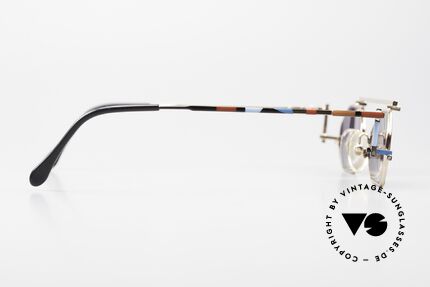 Casanova RVC2 Avantgarde Brille Bauhaus, Casanova widmete Rietveld in den 90ern die "RVC" Serie, Passend für Herren und Damen