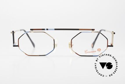 Casanova RVC2 Geometrische Brille Purismus, RVC ="RietVeld Collezione"; war ein niederl. Architekt, Passend für Herren und Damen