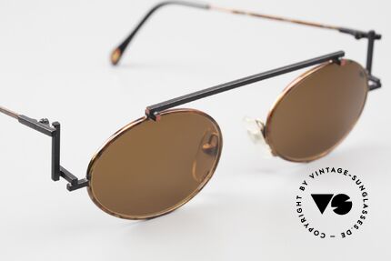 Casanova RVC4 Kunstbrille Bauhaus Style, Zerlegung aller Teile in geometrische & farbige Formen, Passend für Herren und Damen