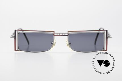 Casanova LC5 Brille Jugendstil Architektur, interessante 80er/90er vintage Sonnenbrille aus Italien, Passend für Herren und Damen