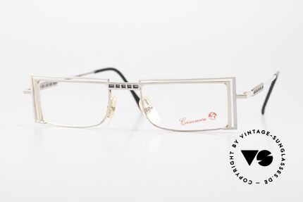 Casanova LC5 Vintage Brille Eckig 80er 90er Details